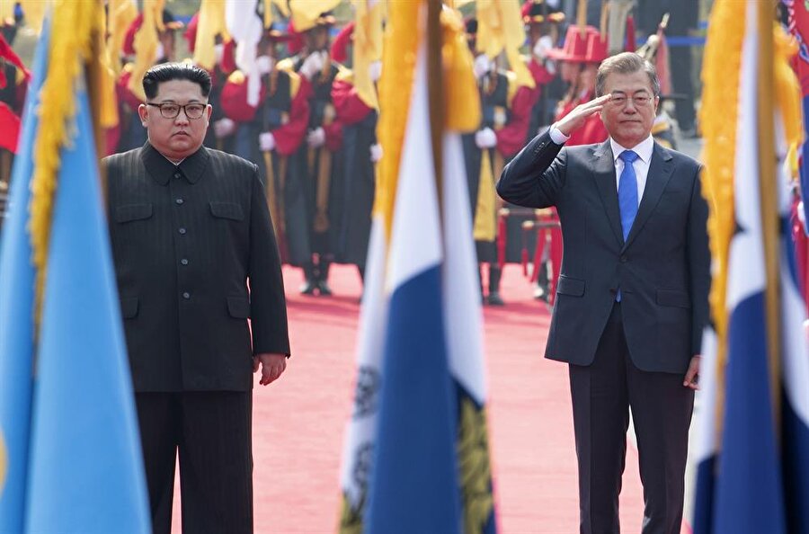Kim-Moon zirvesi, 1953’ten bu yana sınırın Güney Kore tarafında yapılan ilk buluşma oldu. 