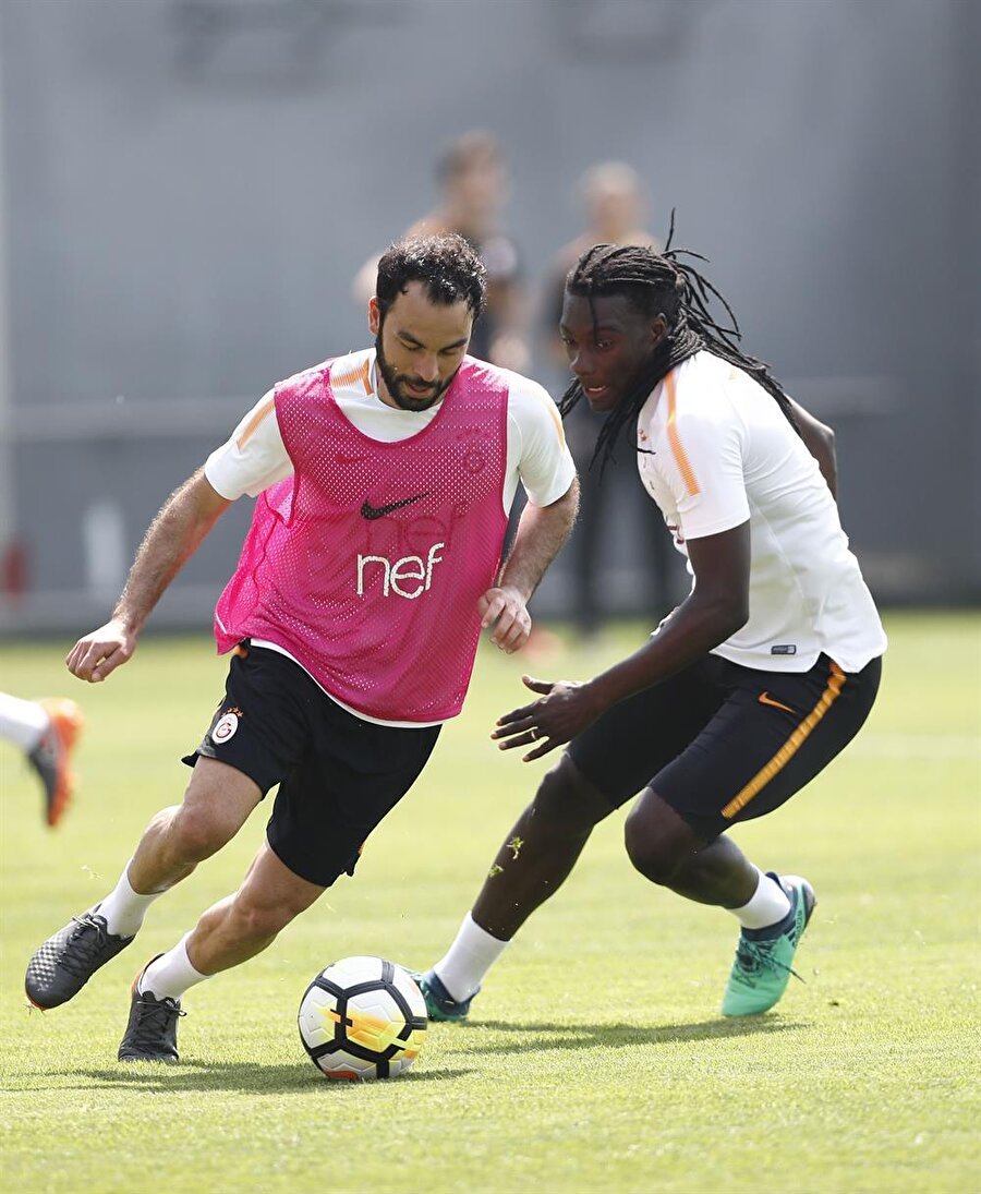 Galatasaray derbi hazırlıklarını sürdürüyor.nFotoğraf: AA