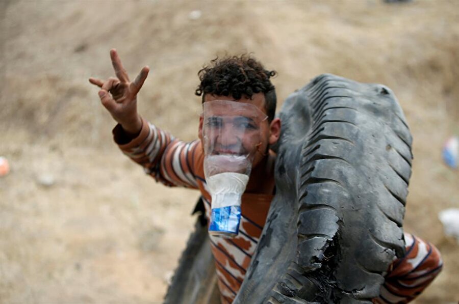 Yaşanan olaylardan Filistinli çocuklar da etkileniyor. (Mohammed Salem / Reuters)