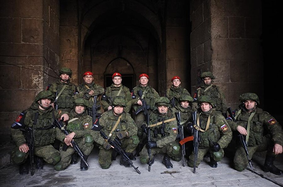 Rusya'nın özel kuvvet birlikleri Halep'te görev yaptı.