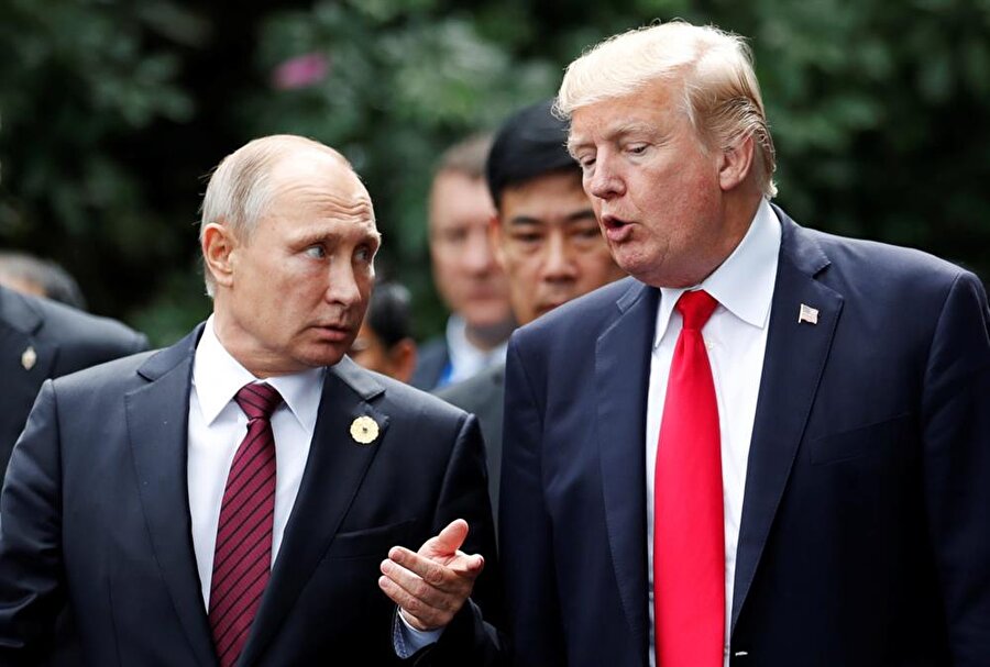 Rusya Devlet Başkanı Vladimir Putin ve ABD Başkanı Donald Trump.