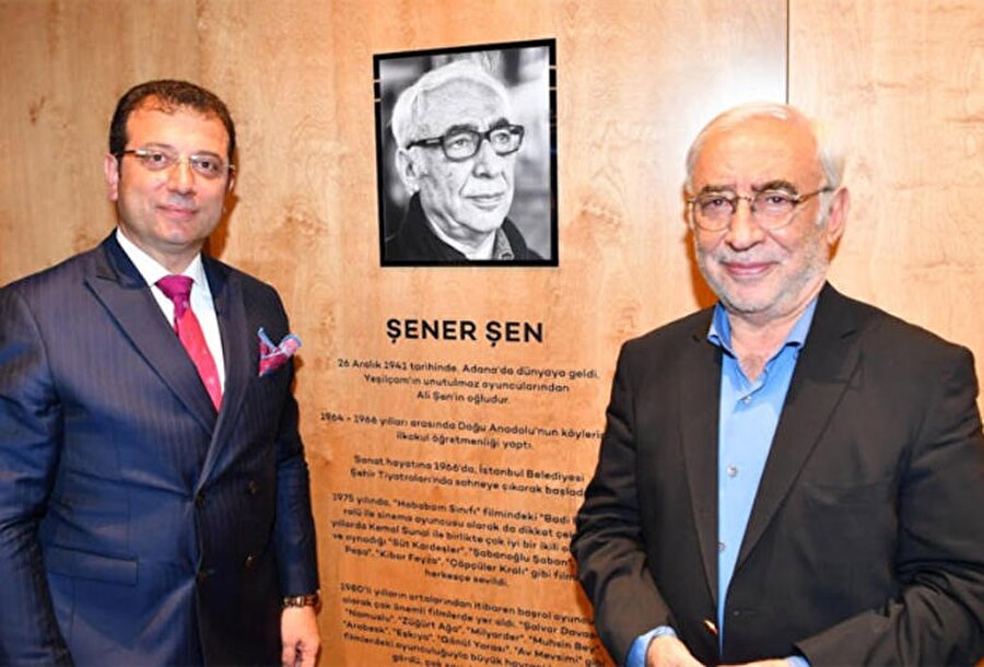 Beylikdüzü Belediye Başkanı Ekrem İmamoğlu ve Şener Şen.