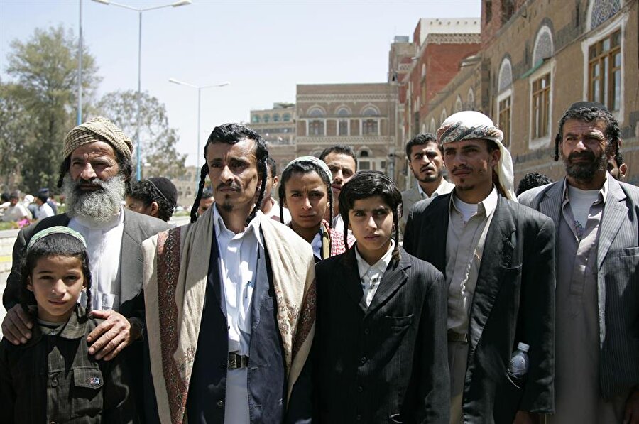 Yemen'in Sanaa şehrinde yaşayan Yahudiler