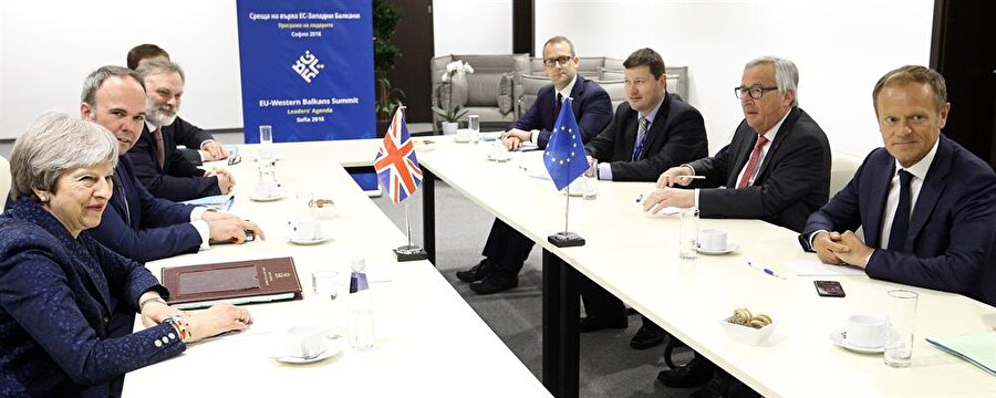 İngiltere Başbakanı Theresa May, AB Zirve Toplantıları için Bulgaristan'ın başkenti Sofya'ya geldi.