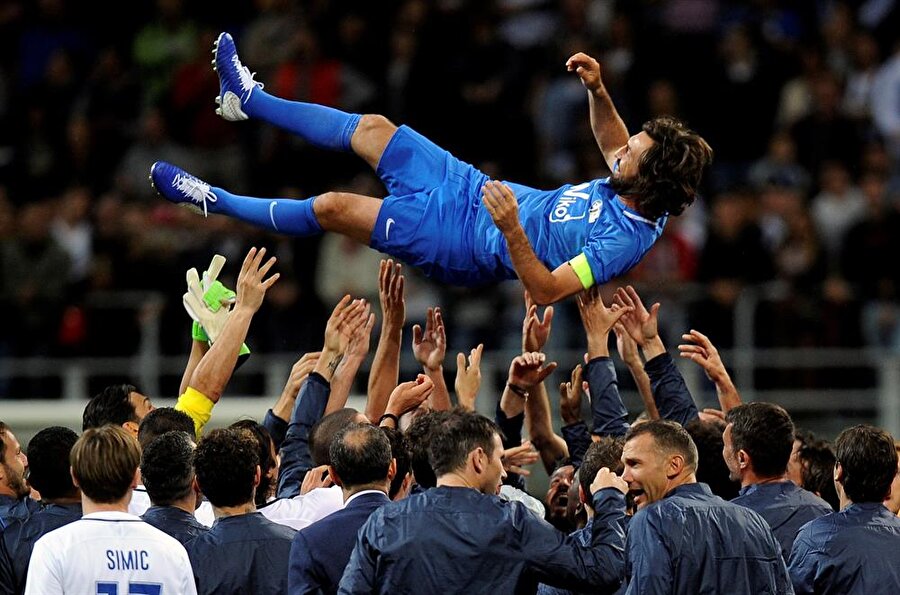 Pirlo futbola veda etti.nFotoğraf: Reuters 