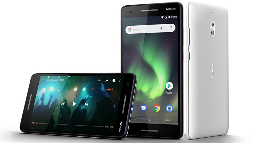 Nokia 2.1, bu üç model arasındaki en zayıf halka olarak karşımıza çıkıyor. 