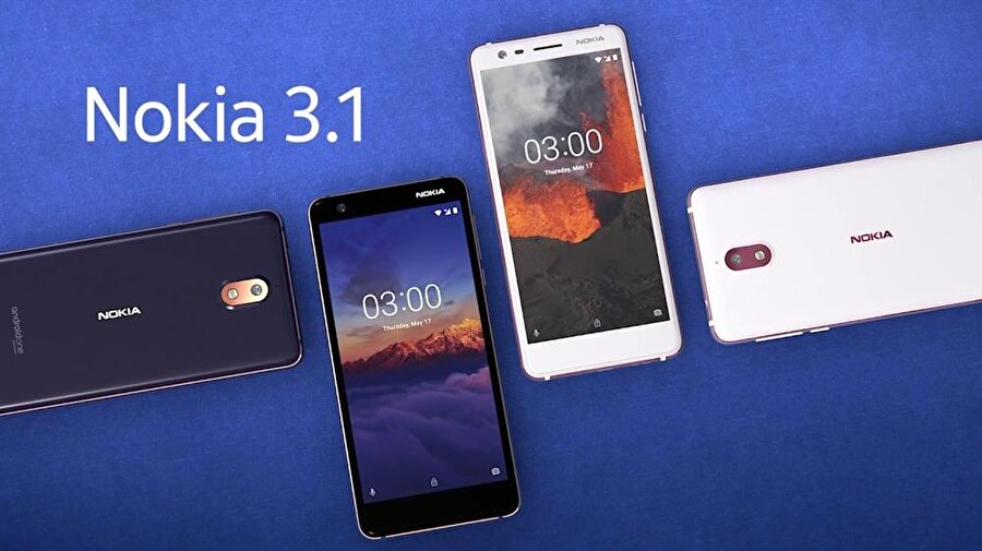 Nokia 3.1'de 8 çekirdekli MediaTek MT6750 yongasına yer veriliyor. 