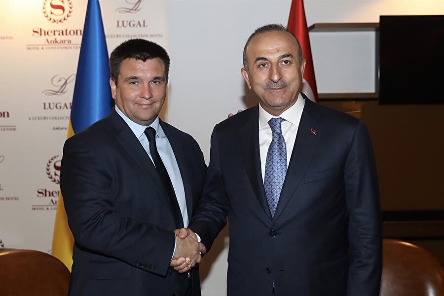 Dışişleri Bakanı Mevlüt Çavuşoğlu, Ukrayna Dışişleri Bakanı Pavlo Klimkin ile görüştü.