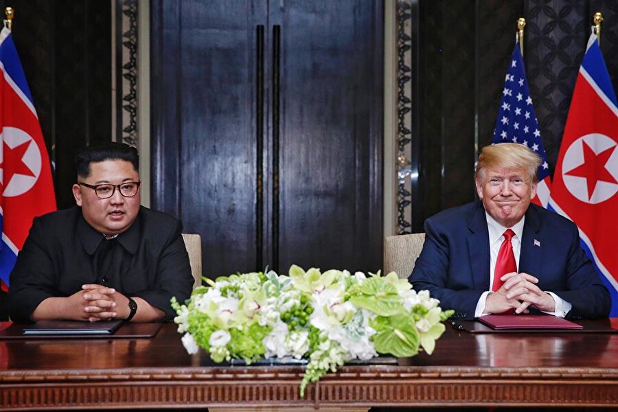 ABD Başkanı Donald Trump ve Kuzey Kore Devlet Başkanı Kim Jong-un'un 12 Haziran'da görüşmüştü