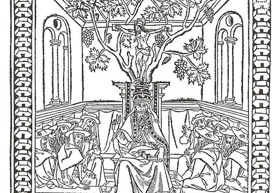 Rahip Kral John'un farklı zamanlarda Avrupalı ressamlar tarafında birçok tasviri yapıldı.