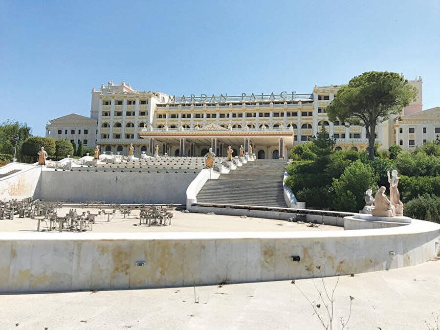 1.4 milyar dolara mal olan Mardan Palace'ın günümüzdeki görünümü