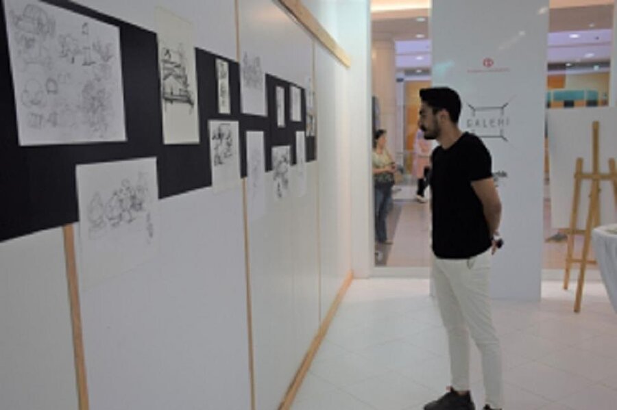 Sanat ve Tasarım Galerisi’nde “Eskiz” sergisi açıldı