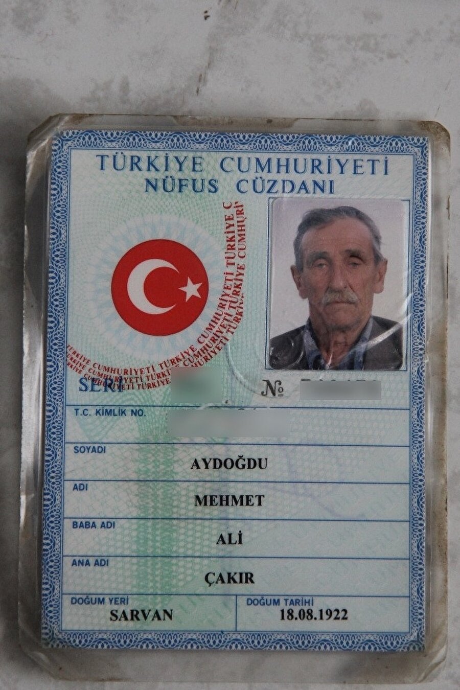 Mehmet Bayram'ın 1922 yılında 20'li yaşlarında olduğu iddia ediliyor.