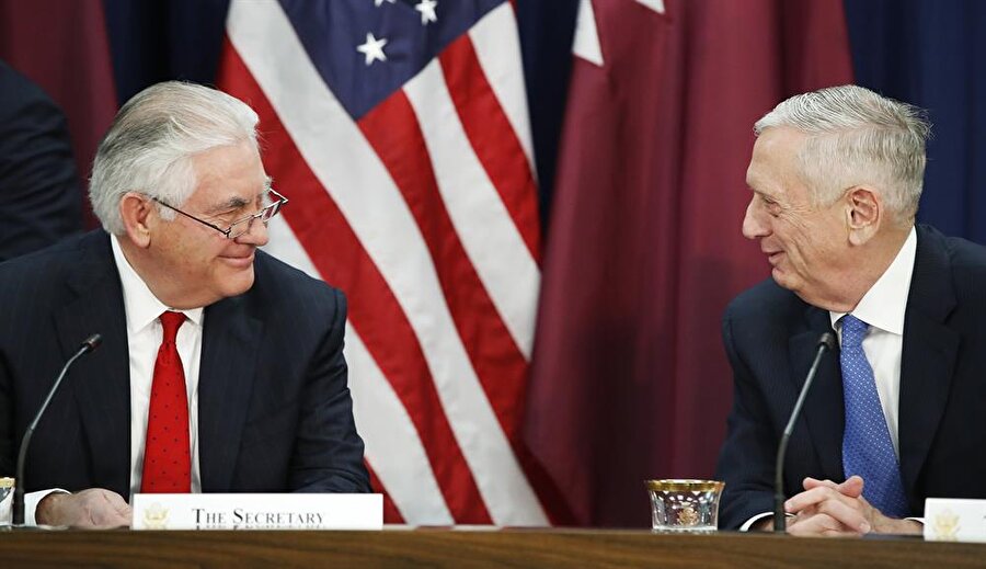 Tillerson, Katar'ın işgal edilmesini önlerken, Savunma Bakanı Mattis'in yardımına da başvurdu.