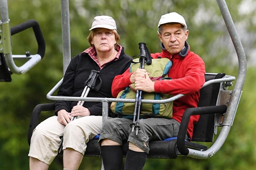 Almanya Başbakanı Angela Merkel ve eşi Joachim Sauer tatil için genelde İtalya’ya gidiyor.