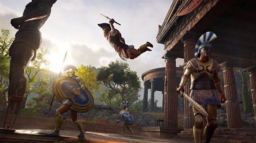 Assassin’s Creed Odyssey’in oynanış görüntülerini içeren 11 dakikalık video büyük beğeni topladı. 