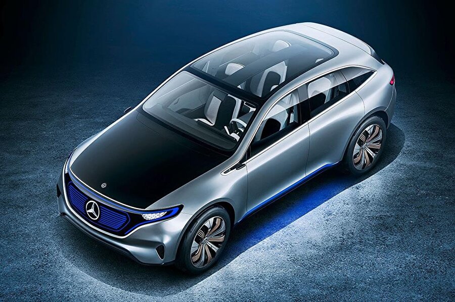 Mercedes'in elektrikli SUV modelinin tasarımı da epey dikkat çekici.