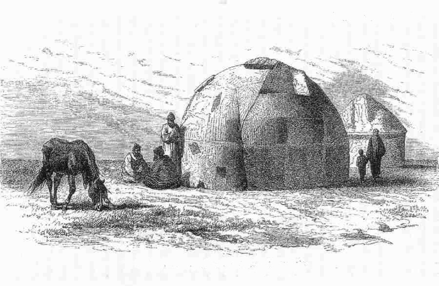Bulgarlar şehirleşmiş olsalar da göçebe Türkler gibi çadırlarda yaşıyordu.