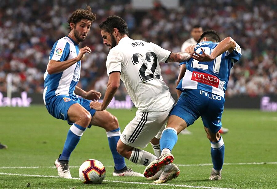 Real Madridli orta saha oyuncusu, Espanyol karşılaşmasında ikili sıkıştırmadan şık bir şekilde kurtuldu.