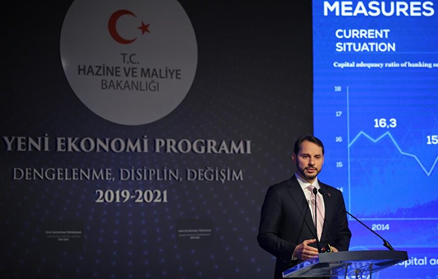 Hazine ve Maliye Bakanı Berat Albayrak, Yeni Ekonomi Programı'nda konuşmuştu.