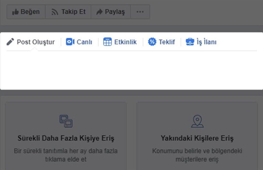 Facebook'taki bu hata, sayfalarda paylaşım yapılmasını engelliyor. 