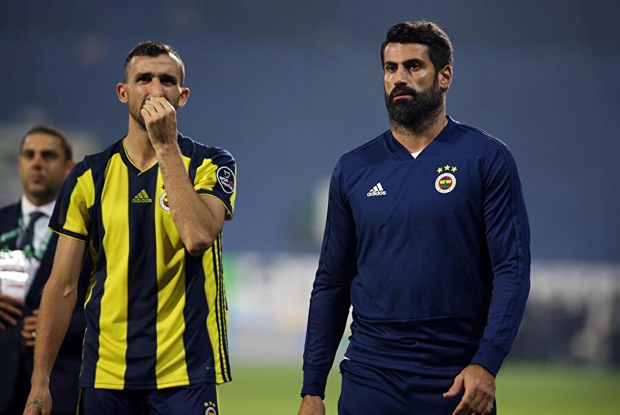 Mehmet Topal Volkan Demirel'le birlikte.