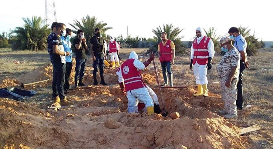 Kızılay yetkililerine göre, Sirte'de daha fazla ceset bulunması mümkün.