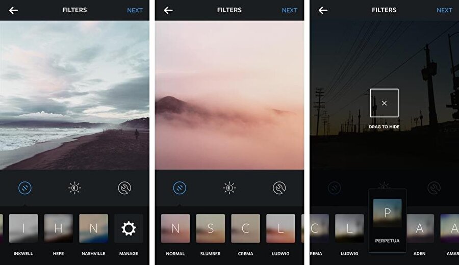 Instagram, uygulama içi filtreleri özenle seçmeyi başarıyor. 