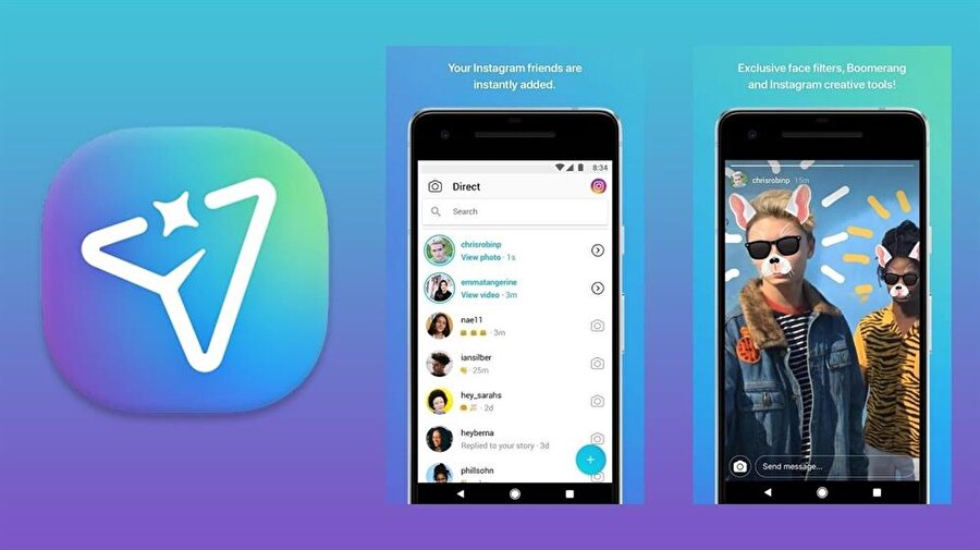 Instagram, 'Direkt Mesaj' özelliğini ayrı bir uygulamayla da güçlendirmeyi başardı. 