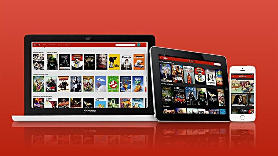 Netflix, birçok farklı platform üzerinden kullanılabilir durumda.