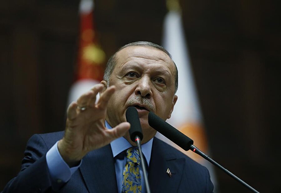 Cumhurbaşkanı Erdoğan konuşmasında, 'Cumhur İttifakı'na herhangi bir leke gelsin asla istemeyiz" dedi.