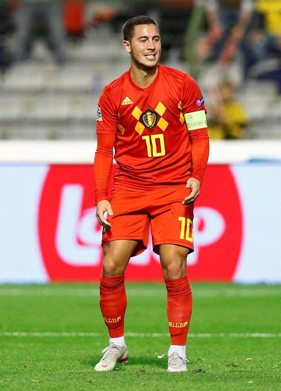 Eden Hazard, Belçika formasıyla kaçırdığı pozisyonun ardından hayal kırıklığı yaşıyor.