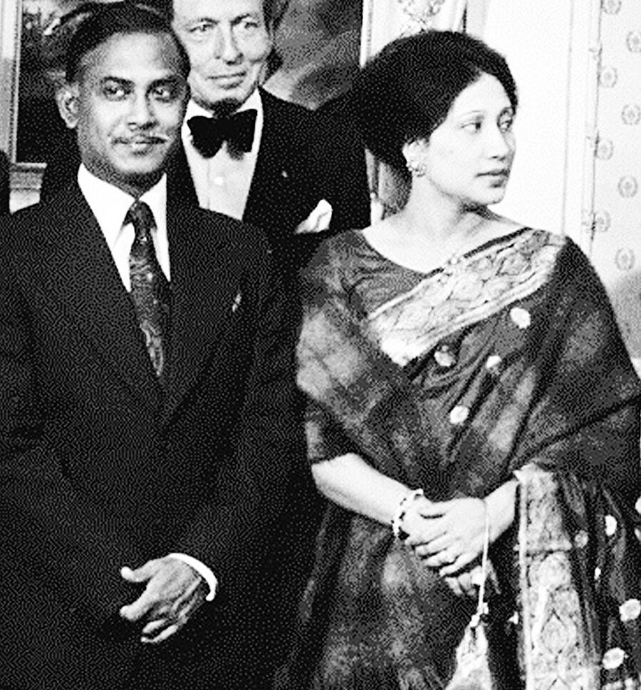 Halide Ziya, kocası Ziyâur-Rahman ile, 1979.