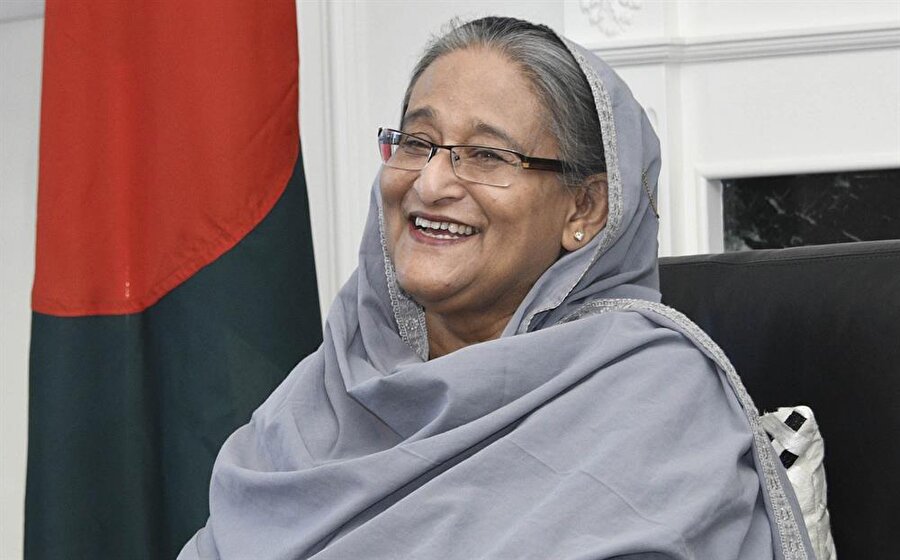 Bangladeş Başbakanı Şeyh Hasina.