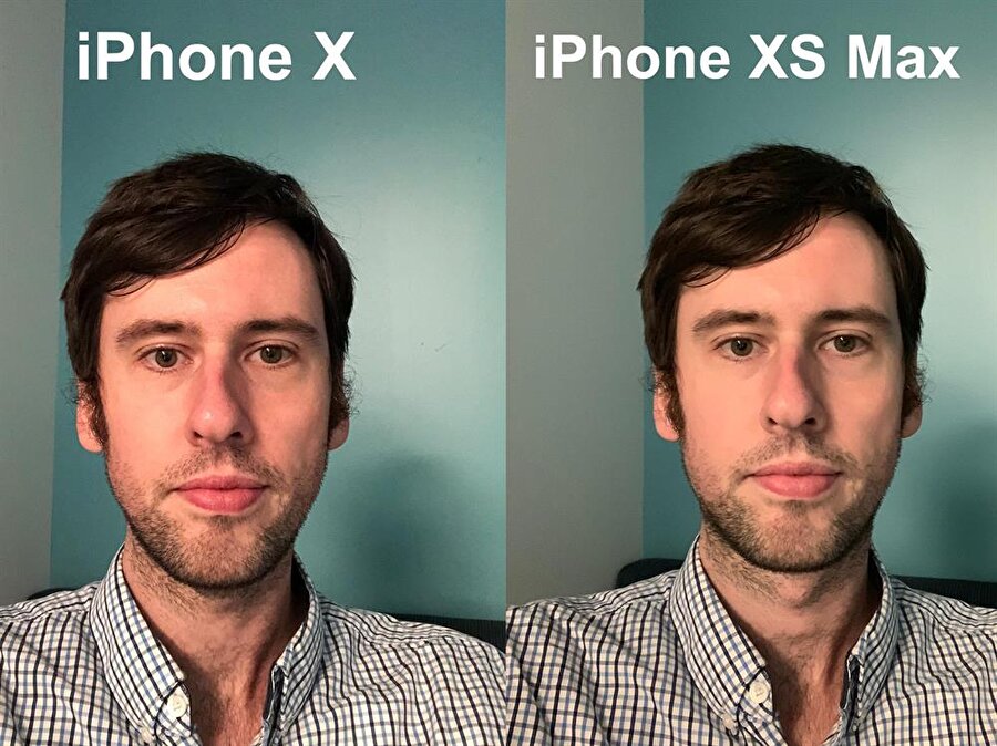 iPhone Xs kamerası cildi tamamen pürüzsüz hale getiriyor. 