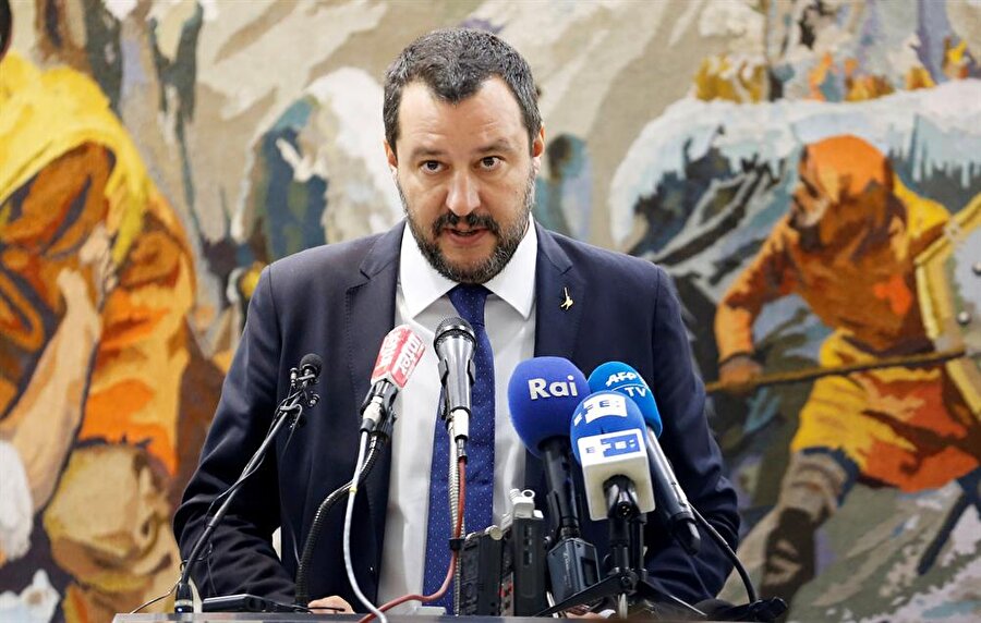İtalya İçişleri Bakanı Matteo Salvini