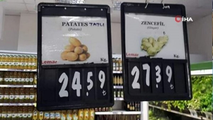 Marketlerde patatesin kilosunun 25 liraya kadar kadar yükseldiği belirtiliyor.