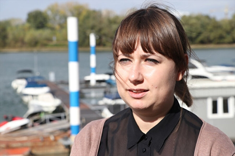 Sırbistan Gençlik Derneği görevlisi Miljana Pejic