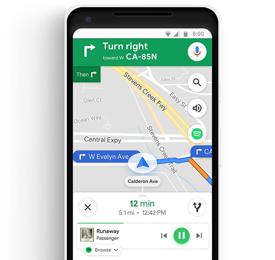 Spotify ve Google Haritalar ile entegrasyonuyla birlikte uygulama kullanımı çok daha pratik hale geldi.