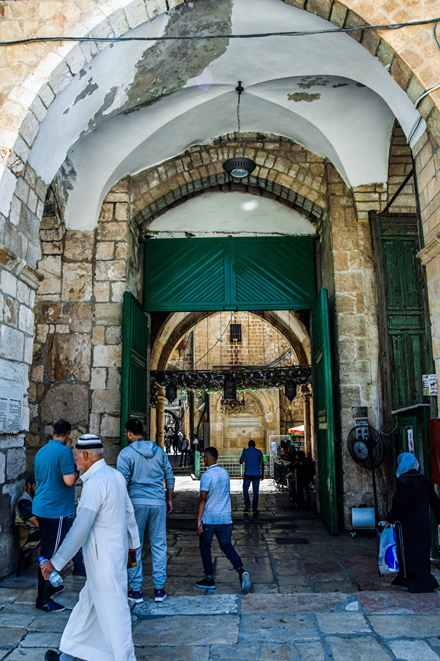 Silsile Kapısı, yan yana inşa edilen çifte kapılardan biridir. (Fotoğraf: İbrahim Furkan Özdemir)