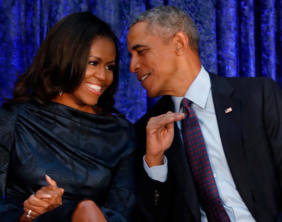Eski First Lady Michelle Obama ve eski ABD Başkanı Barack Obama