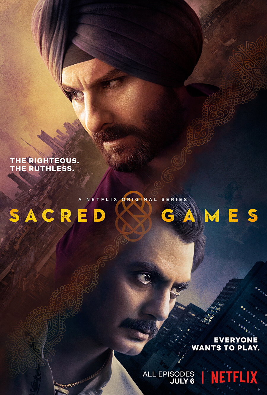 Geçtiğimiz haziran ayında Netflix'te yayınlanmaya başlayan Hint dizisi, Kutsal Oyunlar.