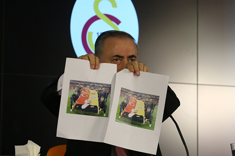 Mustafa Cengiz sosyal medyada yayılan üzerinde oynanmış fotoğraflara açıklık getiriyor.