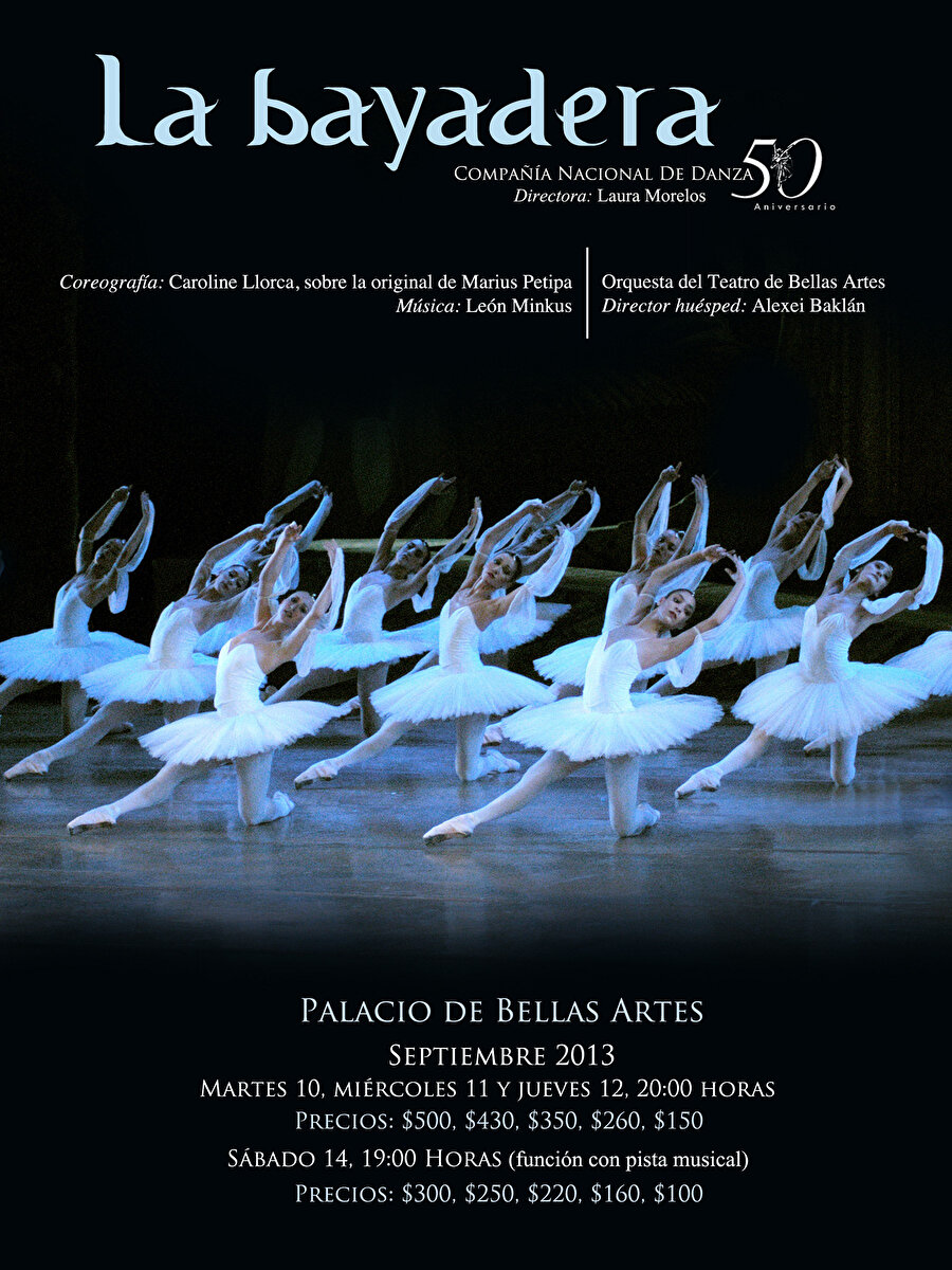 La Bayadera'nın afişi.