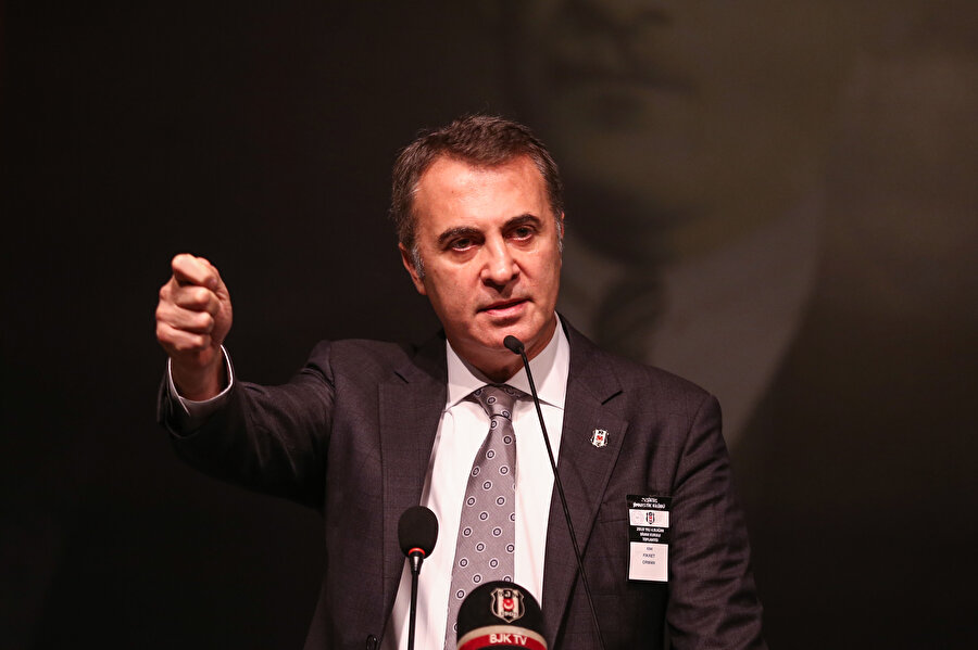 Fikret Orman, Beşiktaş Divan Kurulu toplantısında haziruna hitap etti.