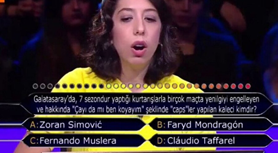 Genç yarışmacı, 7 bin 500 lira değerindeki soruya doğru yanıtı verdi.