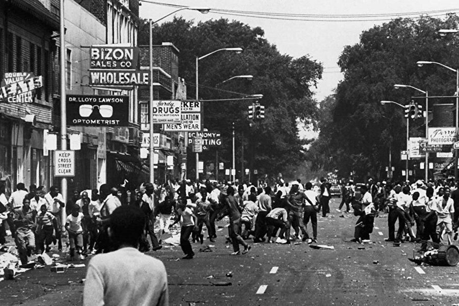 1968'de ABD'deki halk ayaklanması.