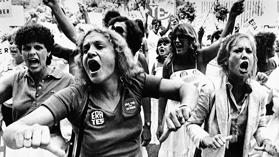 1970'ler ABD'sinde çok sayıda protesto gösterisi düzenlenmişti.