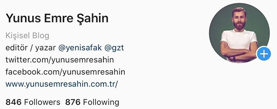 Yeni profilde artık fotoğraf sağ üste yapıştırılmış durumda.