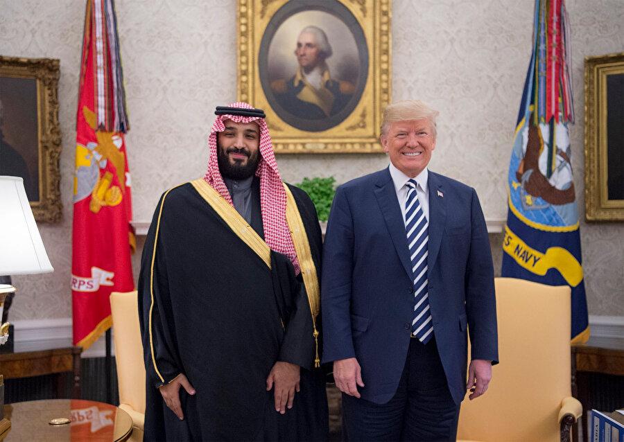 Suudi Arabistan Veliaht Prens Muhammed bin Selman ve ABD Başkanı Donald Trump geçtiğimiz Mart ayında bir araya gelmişti.